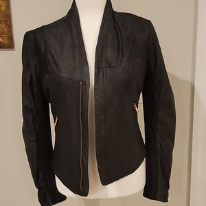 Leather Moto Jacket